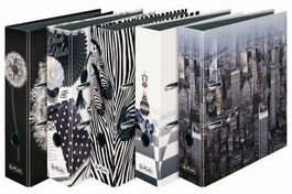 Archivador Palanca Decorado Herlitz Black&White A4 80Mm Surtidos