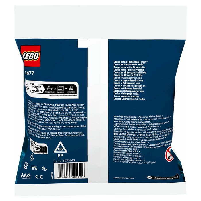 LEGO 30677 Harry Potter Draco en el Bosque Prohibido, Juego de Construcción, 33 Piezas, 6+ Años