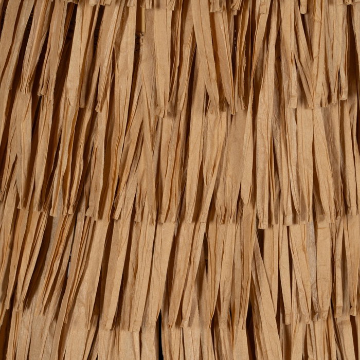 Lámpara Mesa Fibra Natural Iluminación 26 X 26 X 39 cm