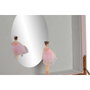 DKD Home Decor Joyero de Madera y Espejo Musical Rosa 18x14x9,5 cm