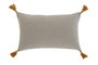 DKD Home Decor Pack de 2 Cojines de Algodón Impresos Natural 50x8x30 cm