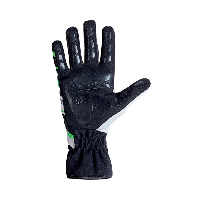Omp KS-3 Guantes MY2018 Negro/Blanco/Verde Talla XXS