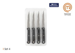 Masterchef Set de 4 Cuchillos para Carne 11cm Sage M HIPERS