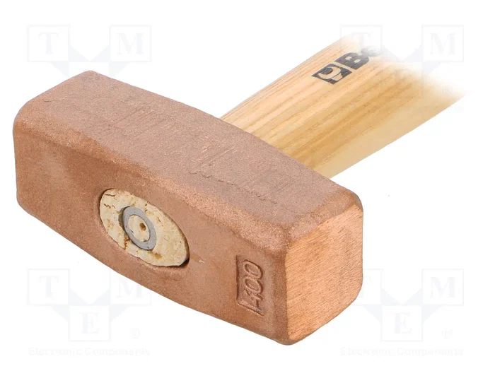 BETA Martillo de cobre con mango de madera de 260mm BETA Martillo de cobre con mango de madera de 260mm