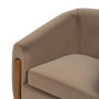 Ixia Sillón Taupe de Tejido y Madera