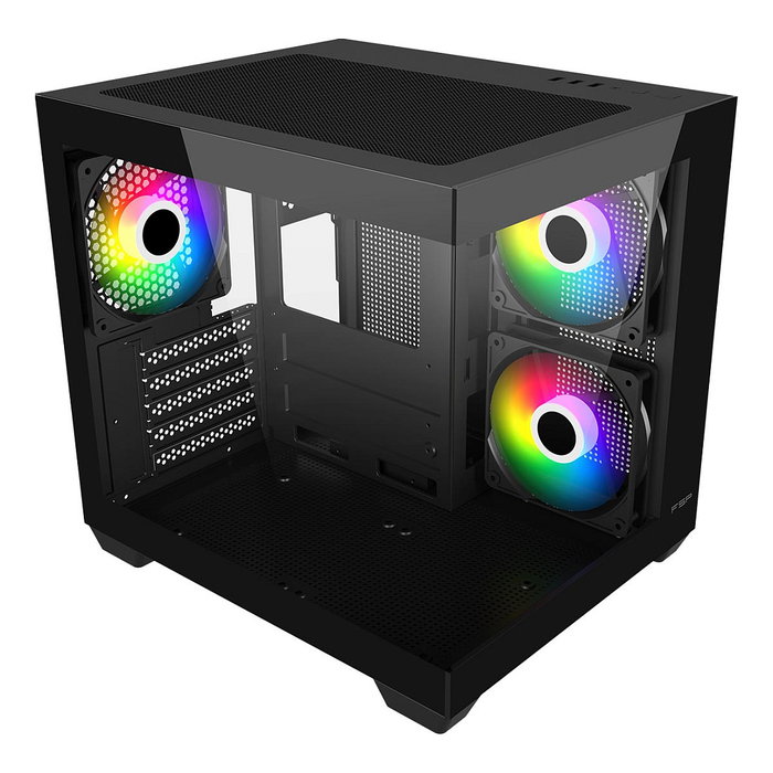 FSP S140-BA Carcasa Mini Tower SFF Negro con Vidrio Templado FSP S140-BA Carcasa Mini Tower SFF Negro con Vidrio Templado