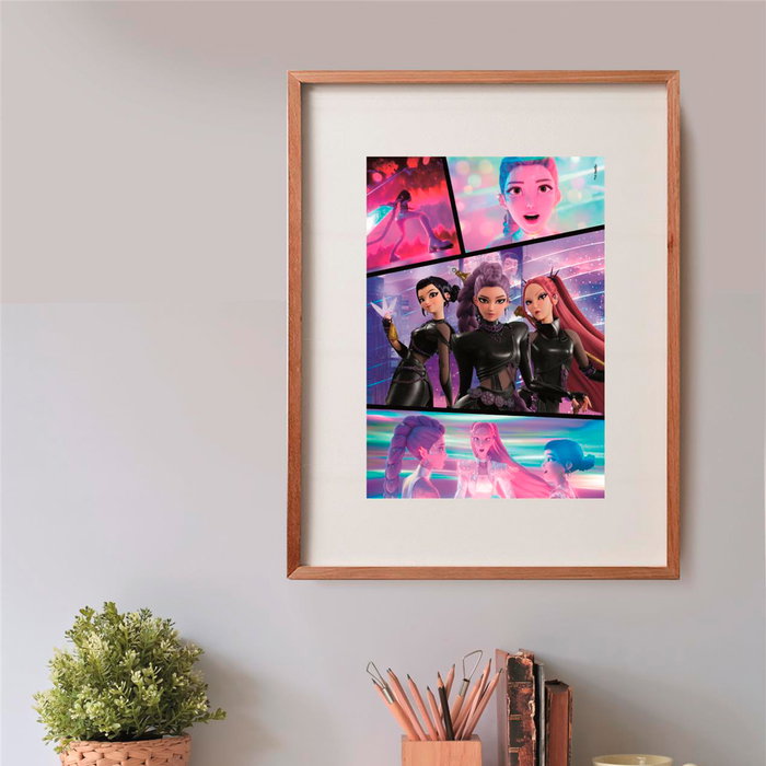 Clementoni Puzzle 300 Piezas K-Pop Demon Hunters 21760, Rompecabezas 33.5 x 48.5 cm, Edad Recomendada +7 Años