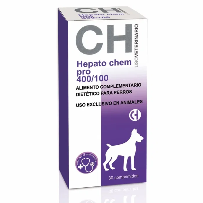 CHEMICAL IBERICA VET Hepato Chem Pro 400/100 30 Comp CHEMICAL IBERICA VET Hepato Chem Pro 400/100 30 Comp