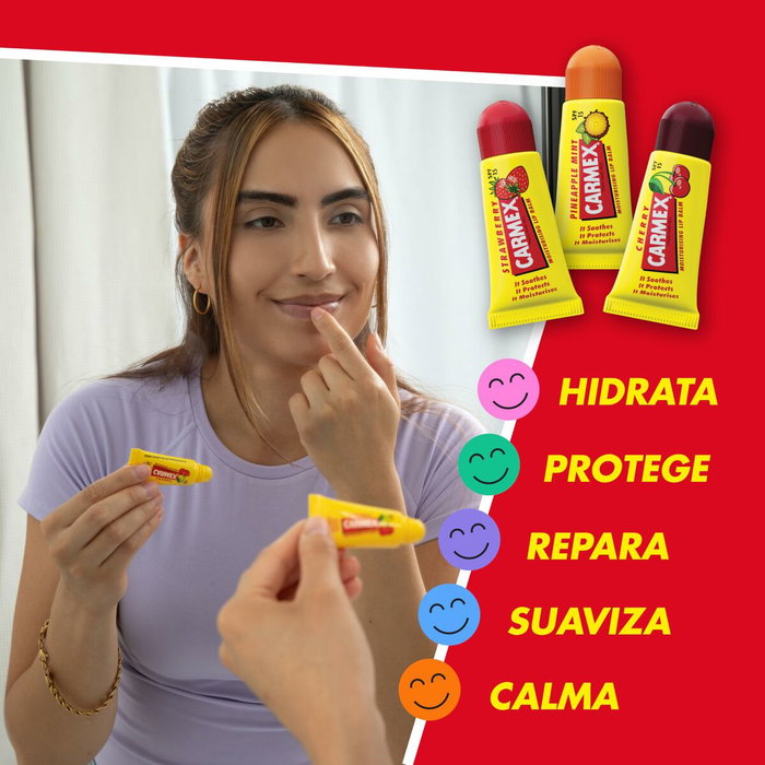 Carmex Minis Bálsamos Labiales Hidratantes SPF 15 Trio