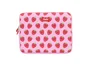Wondee Funda para portátil 12" con divertido estampado de fresa, protección acolchada