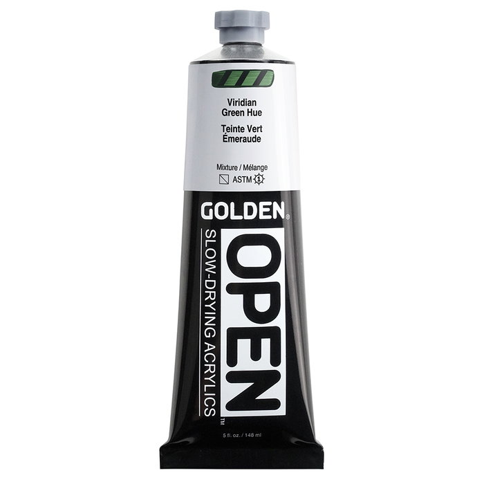 Golden OPEN Colores Acrílicos Verde Viridian 148 ml Golden OPEN Colores Acrílicos Verde Viridian 148 ml