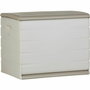 Plastiken Caja Fuerte 260L Interior/Exterior con Ruedas y Candado, Beige