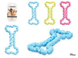 Mascow Mordedor Silicona con Asas 20 cm x 2 cm x 9 cm Surtido Colores (Set de 24)