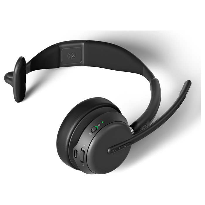 EPOS Auriculares Inalámbricos Impact 1030 para Oficina y Centro de Llamadas, Diadema Monoaural Negro, Bluetooth, Receptor USB