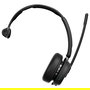EPOS Auriculares Inalámbricos Impact 1030 para Oficina y Centro de Llamadas, Diadema Monoaural Negro, Bluetooth, Receptor USB
