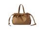 Lucky Bees Bolso de Mano Camel - Cuero de Polivinilo Elegante para Mujer, Bolso de Hombro Versátil (30x12x20 cm)