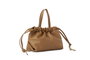 Lucky Bees Bolso de Mano Camel - Cuero de Polivinilo Elegante para Mujer, Bolso de Hombro Versátil (30x12x20 cm)
