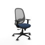 PIQUERAS Y CRESPO Silla de oficina Cilanco Azul marino y Gris