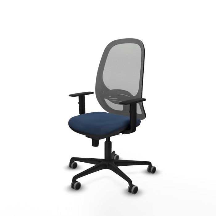 PIQUERAS Y CRESPO Silla de oficina Cilanco Azul marino y Gris