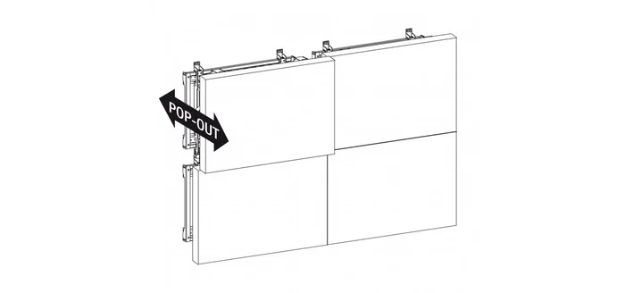 Fonestar SVW-1264N Soporte Pared Vídeo Wall para Pantalla Plana de Señalización 45" a 70" (114.3 a 177.8 cm) - 70 kg, Inclinación -2° a 4°, Negro