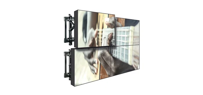 Fonestar SVW-1264N Soporte Pared Vídeo Wall para Pantalla Plana de Señalización 45" a 70" (114.3 a 177.8 cm) - 70 kg, Inclinación -2° a 4°, Negro