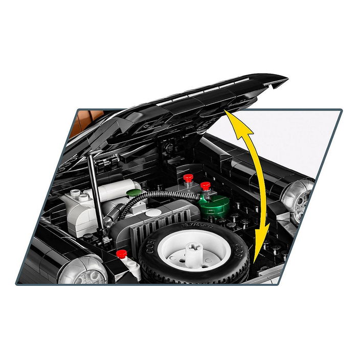 COBI 1956 Citroen DS 19 Executive Edition - Set de Construcción para Adultos y Niños, 2467 Piezas, Modelo en Negro y Blanco