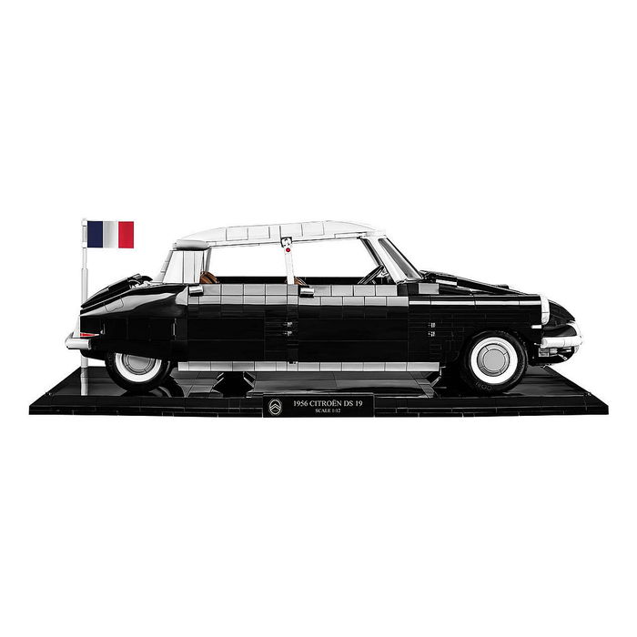 COBI 1956 Citroen DS 19 Executive Edition - Set de Construcción para Adultos y Niños, 2467 Piezas, Modelo en Negro y Blanco