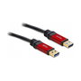 DeLOCK Cable USB 3.2 Gen 1 de 5 m, Tipo-A a Tipo-A, Metal