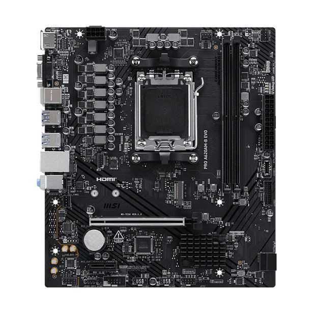 MSI PRO A620AM-B EVO AMD A620A ATX DDR5