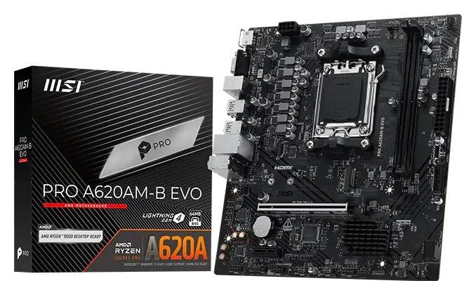 MSI PRO A620AM-B EVO Zócalo AM5 ATX DDR5
