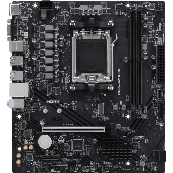 MSI PRO A620AM-B EVO AMD A620A ATX DDR5