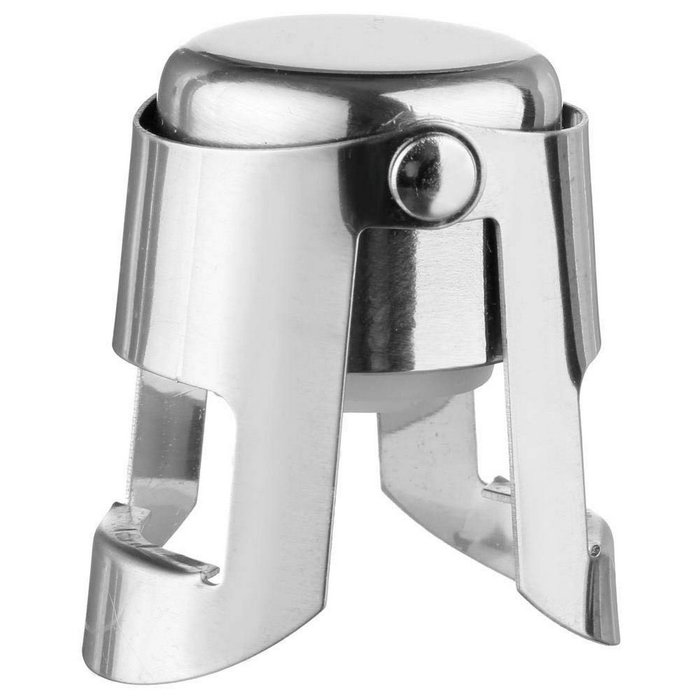 Secret Of Gourmet Tapón para cava/champagne de acero inoxidable cromado