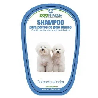 ZOOPHARMA VET Champú para Perros de Pelo Blanco 250ml Ecológico Hipoalergénico Antilágrimas ZOOPHARMA VET Champú para Perros de Pelo Blanco 250ml Ecológico Hipoalergénico Antilágrimas