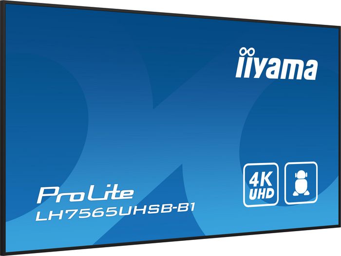 Iiyama LH7565UHSB-B1 Monitor 75 pulg. 4K UHD IPS Android 11 Iiyama LH7565UHSB-B1 Monitor 75 pulg. 4K UHD IPS Android 11