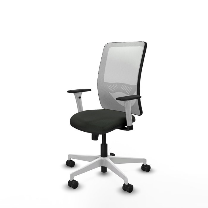 PIQUERAS Y CRESPO Silla de oficina Zulema con mecanismo Sincro Negro y Blanco PIQUERAS Y CRESPO Silla de oficina Zulema con mecanismo Sincro Negro y Blanco