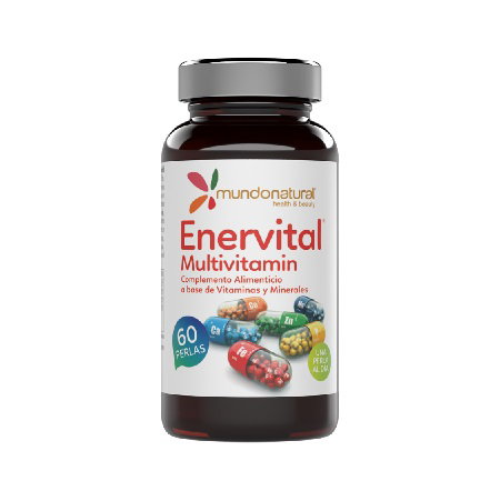 MUNDO NATURAL Enervital Multivitamin 60 perlas MUNDO NATURAL Enervital Multivitamin 60 perlas