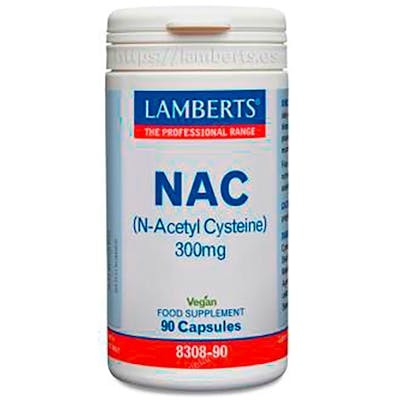 LAMBERTS N-Acetil Cisteína (NAC) 300 mg, 90 cápsulas