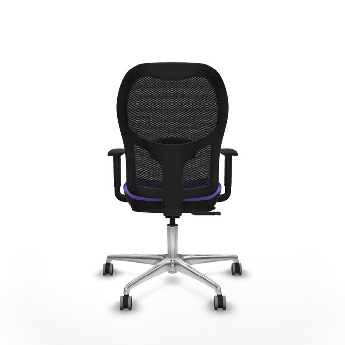 PIQUERAS Y CRESPO Silla de oficina Jorquera con mecanismo Sincro/Traslack, Lila y Negro PIQUERAS Y CRESPO Silla de oficina Jorquera con mecanismo Sincro/Traslack, Lila y Negro