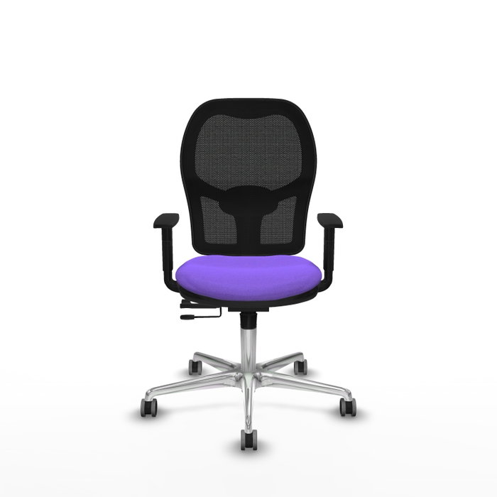 PIQUERAS Y CRESPO Silla de oficina Jorquera con mecanismo Sincro/Traslack, Lila y Negro PIQUERAS Y CRESPO Silla de oficina Jorquera con mecanismo Sincro/Traslack, Lila y Negro