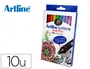 Artline Rotulador Supreme EPFS200 Fine Liner Punta de Fibra 0,4 mm Bolsa 10 Unidades Colores Surtidos