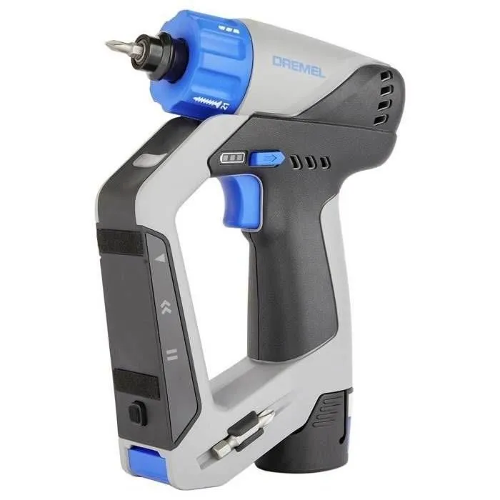 Dremel DD12V-S1 Taladro Inalámbrico 3 en 1 12V con 9 Accesorios, 1 Batería 2Ah + Cargador