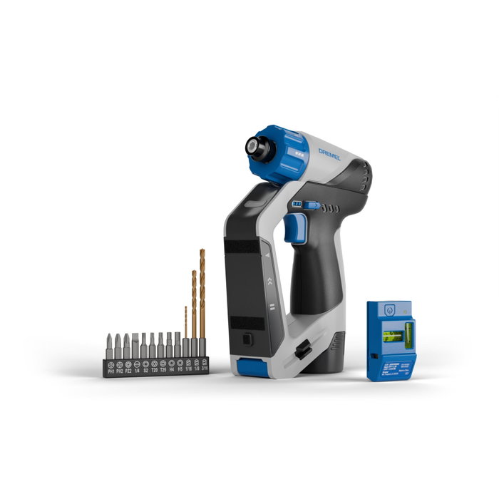 Dremel Taladro y atornillador inalámbrico 3 en 1 DD12V-S1 12 V con batería de 2 Ah