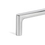 Viefe Tirador Zamak Modelo Pura, Disponible En Negro, Cobre, Latonado Y Cromo, Acabado Cromo