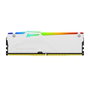 Kingston FURY Beast 64GB 6000MT/s DDR5 CL30 DIMM Kit de 2 Blanco RGB EXPO