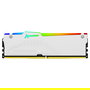 Kingston FURY Beast EXPO 64GB Kit de 2 (2x32GB) DDR5 RAM 6000MT/s CL30 288-pin DIMM White RGB, Memoria para PC AMD EXPO 1.0, On-Die ECC