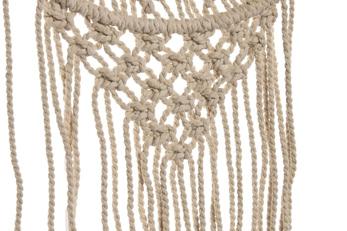DKD Home Decor Espejo Boho Blanco 2 x 90 x 31 cm Macrame Cristal (2 Unidades) DKD Home Decor Espejo Boho Blanco 2 x 90 x 31 cm Macrame Cristal (2 Unidades)
