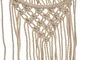 DKD Home Decor Espejo Boho Blanco 2 x 90 x 31 cm Macrame Cristal (2 Unidades)