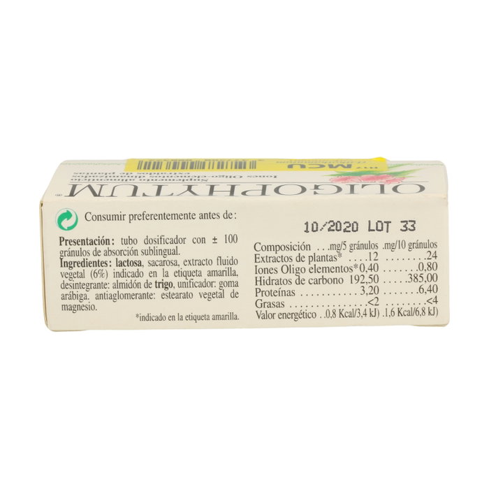 Holistica Oligophytum Manganeso Cobre (H17 MCU) 100 comprimidos sublinguales