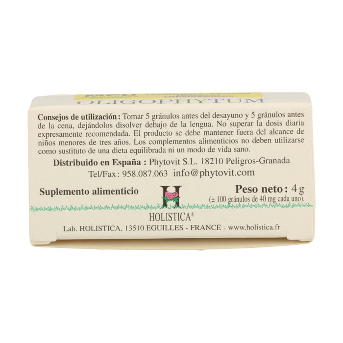 Holistica Oligophytum Manganeso Cobre (H17 MCU) 100 comprimidos sublinguales