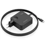 Aisens Cargador de Pared GaN 65W PD3.0 con PPS, 1 Puerto USB-C, Cable 1.5m, Negro, ASCH-1PD65WL80-BK